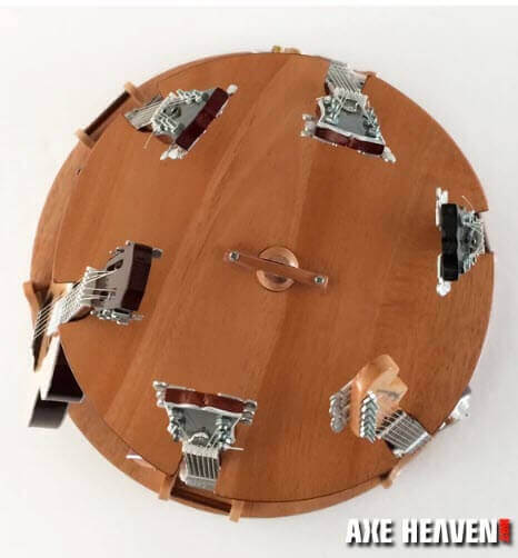 Miniature Multi-Guitar Display Stand – Holds 6 Mini Guitars